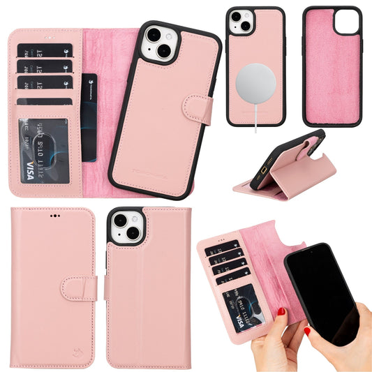 Casper Leather iPhone 14 Plus Wallet Case | MagSafe