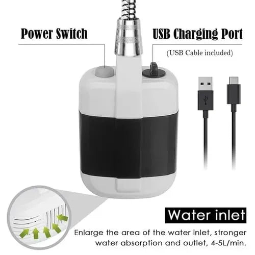 ✨Hot Sale 50% OFF✨Portable Camping Shower with Adjustable Flow🚿